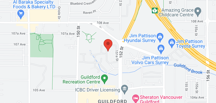 map of 410 10680 151A STREET